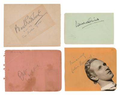 Lot #807 Leading Men (4) Signatures - Image 1