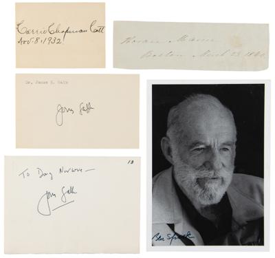 Lot #158 Activists (5) Autographs - Image 1