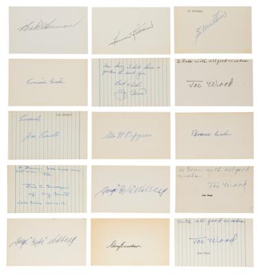 Lot #907 Baseball Greats and Hall of Famers (33) Signatures - Image 2