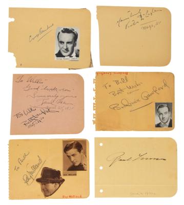 Lot #685 Academy Award-Winning Actors (17) Signatures - Image 2