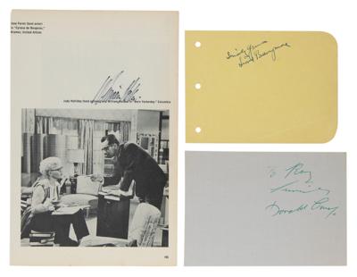 Lot #685 Academy Award-Winning Actors (17) Signatures - Image 4