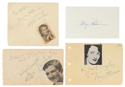 Lot #783 Horror Actors and Actresses (7) Signatures - Image 1