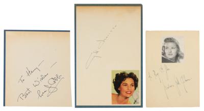 Lot #693 Actors and Actresses (13) Signatures - Image 1