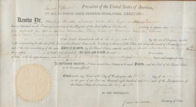 Lot #7 Thomas Jefferson and James Madison Document Signed as President and Secretary of State - Image 2