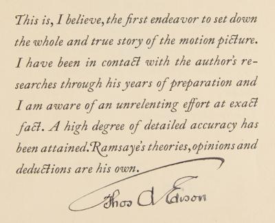 Lot #147 Thomas Edison Signed Limited Edition Book - Image 2