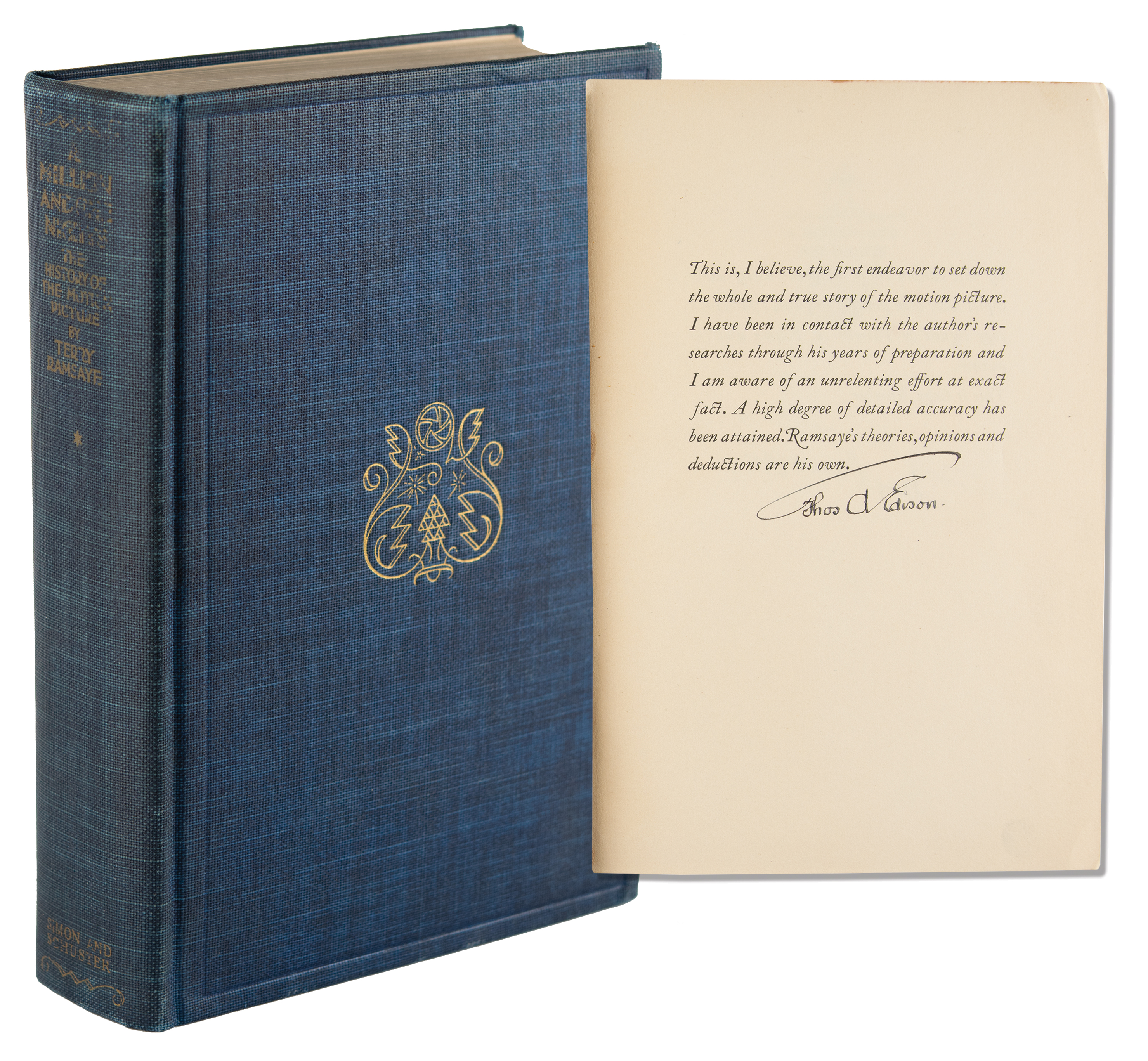 Lot #147 Thomas Edison Signed Limited Edition Book