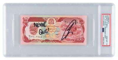Lot #266 Rob O'Neill Signed Currency - PSA GEM MT