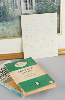 Lot #365 Agatha Christie (2) Signed Books and (1) Autograph Letter Signed