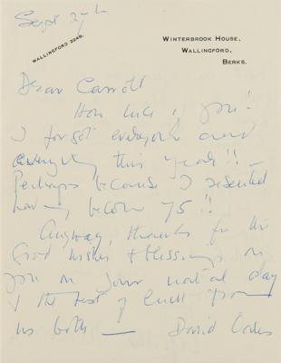 Lot #365 Agatha Christie (2) Signed Books and (1) Autograph Letter Signed - Image 2