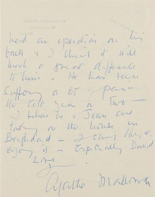 Lot #365 Agatha Christie (2) Signed Books and (1) Autograph Letter Signed - Image 3