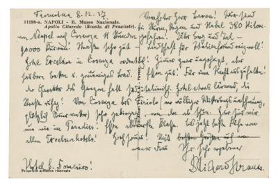 Lot #515 Richard Strauss Autograph Letter Signed