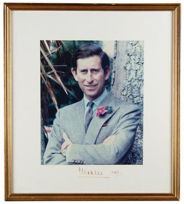 Lot #126 King Charles III Signed Oversized Photograph - Image 2