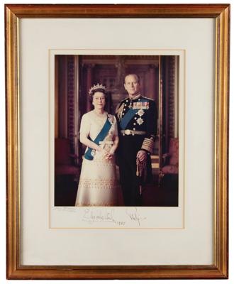 Lot #134 Queen Elizabeth II and Prince Philip - Image 2