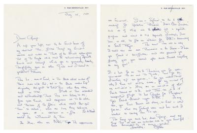 Lot #738 Olivia de Havilland Autograph Letter Signed to Her Gone With the Wind Director - Image 1