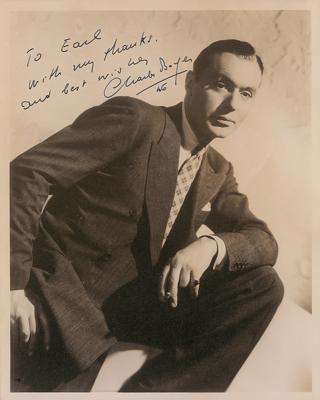 Lot #709 Charles Boyer Signed Photograph - Image 1