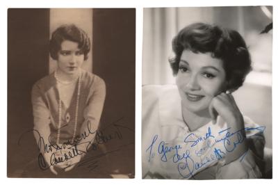 Lot #725 Claudette Colbert (2) Signed Photographs - Image 1