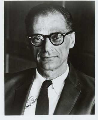 Lot #458 Arthur Miller Signed Photograph - Image 1