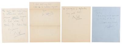 Lot #370 Noel Coward Mini Archive of (6) ALSs and (5) Signed Photographs - Image 3