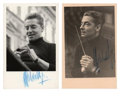 Lot #561 Herbert von Karajan (2) Signed