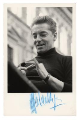 Lot #561 Herbert von Karajan (2) Signed Photographs - Image 2