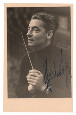 Lot #561 Herbert von Karajan (2) Signed Photographs - Image 3