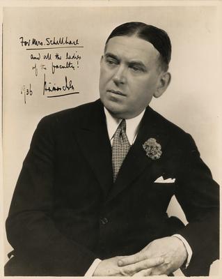 Lot #456 H. L. Mencken Signed Photograph - Image 1