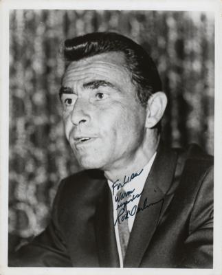 Lot #851 Rod Serling Signed Photograph - Image 1