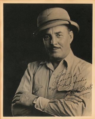 Lot #714 Frank Buck Signed Photograph - Image 1