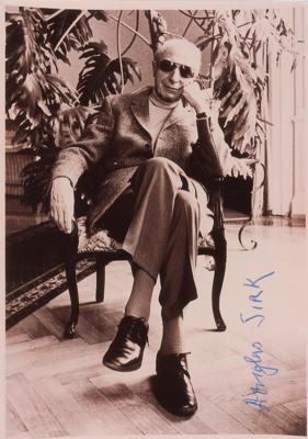 Lot #855 Douglas Sirk Signed Photograph - Image 1