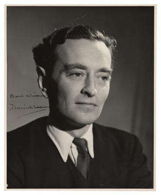 Lot #808 David Lean Signed Photograph - Image 1