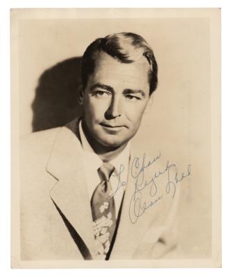 Lot #802 Alan Ladd (3) Signed Photographs - Image 2