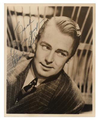 Lot #802 Alan Ladd (3) Signed Photographs - Image 4