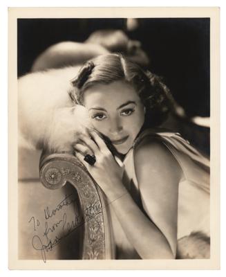 Lot #729 Joan Crawford Signed Photograph by George Hurrell - Image 1