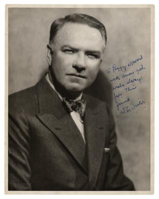 Lot #750 W. C. Fields Early Signed Oversized Photograph - Image 1