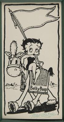 Lot #349 Max Fleischer Signed Print of Betty Boop - Image 1