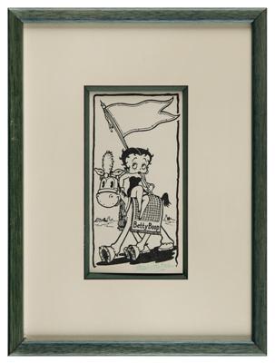 Lot #349 Max Fleischer Signed Print of Betty Boop - Image 2