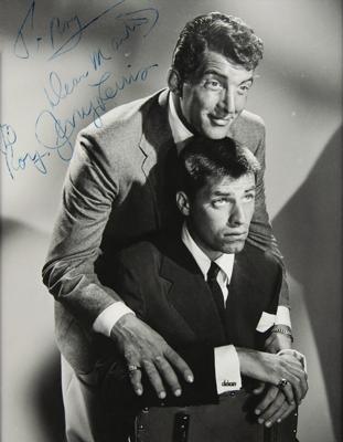 Lot #673 Dean Martin and Jerry Lewis Signed Photograph - Image 1
