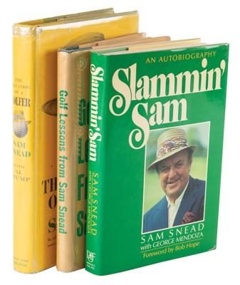 Lot #921 Sam Snead (3) Signed Books - Image 1