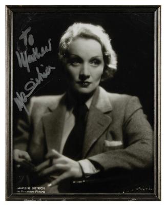 Lot #746 Marlene Dietrich Signed Oversized Photograph - Image 2