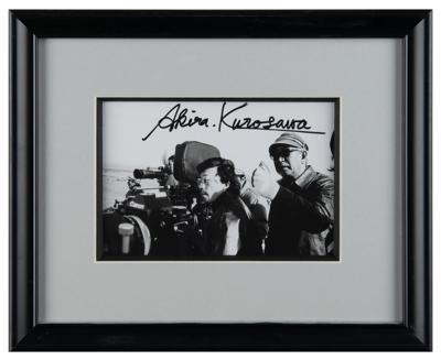 Lot #800 Akira Kurosawa Signed Photograph - Image 2