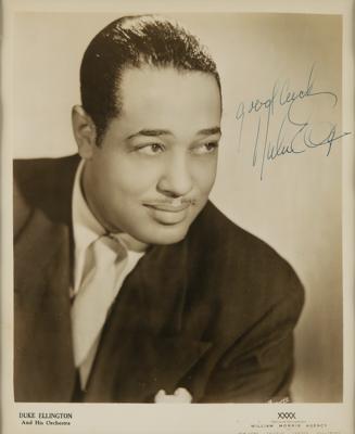 Lot #575 Duke Ellington Signed Photograph - Image 1