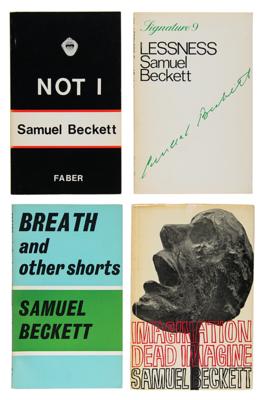 Lot #416 Samuel Beckett (4) Signed Books
