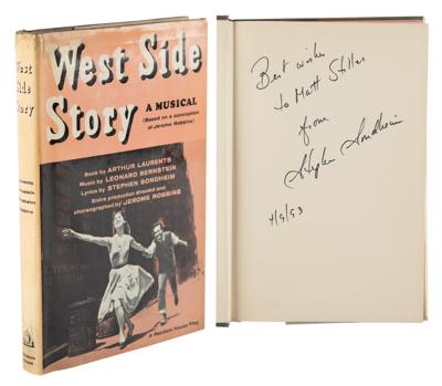 Lot #590 Stephen Sondheim Signed Book - West Side Story (First Edition)