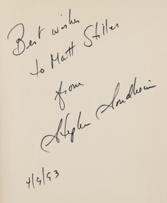 Lot #590 Stephen Sondheim Signed Book - West Side Story (First Edition) - Image 2