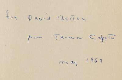 Lot #424 Truman Capote Signed Book - Image 2