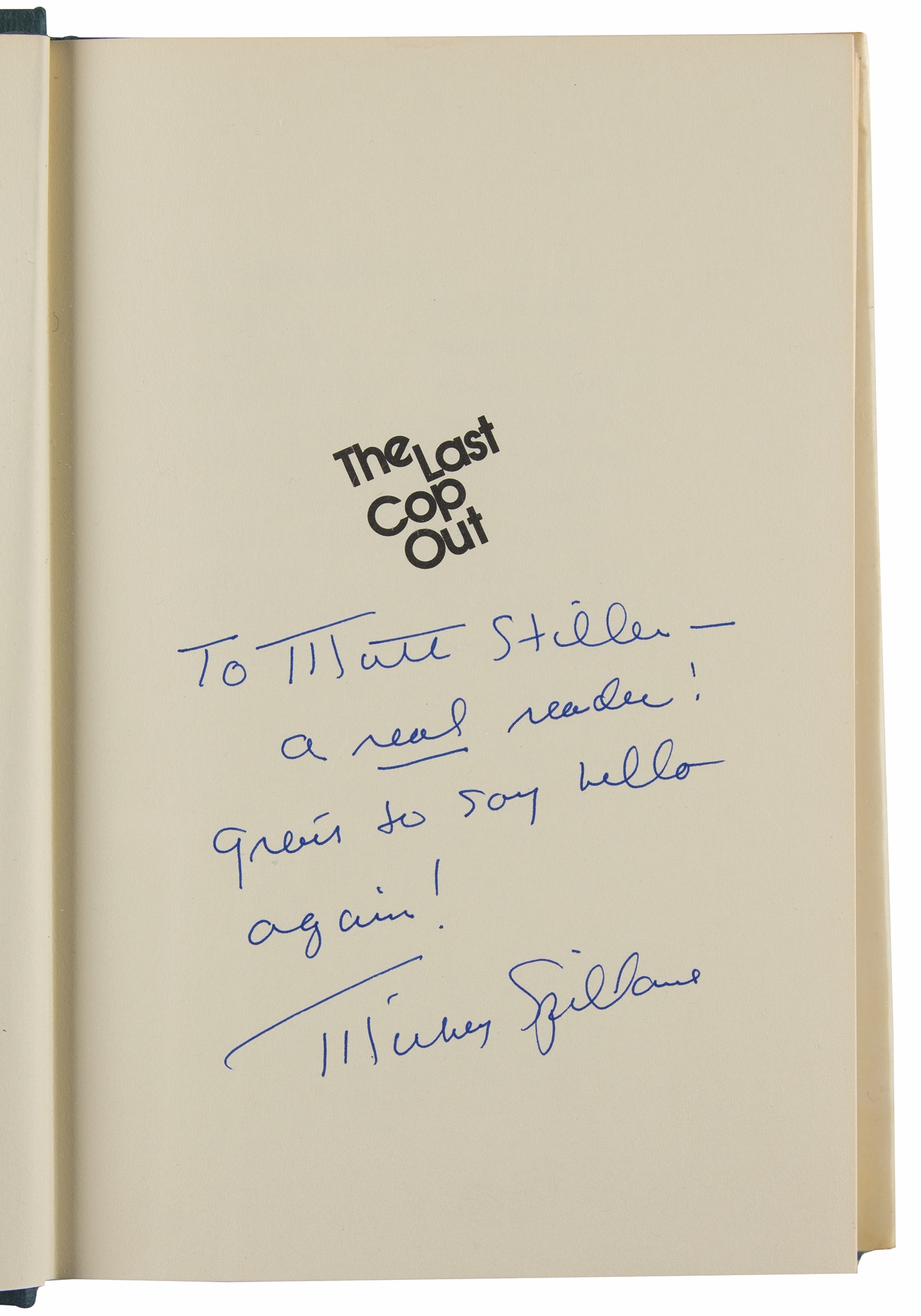 Lot #482 Mickey Spillane (2) Signed Books - Image 2