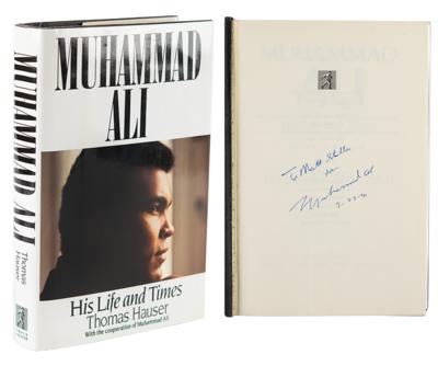 Lot #905 Muhammad Ali Signed Book