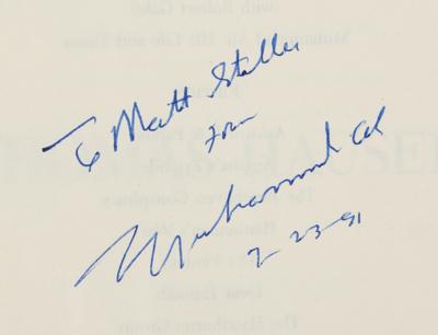 Lot #905 Muhammad Ali Signed Book - Image 2