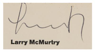 Lot #454 Larry McMurtry Signed Book - Image 2