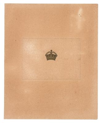 Lot #204 King George VI and the Queen Mother Signed Christmas Card (1942) - Image 2